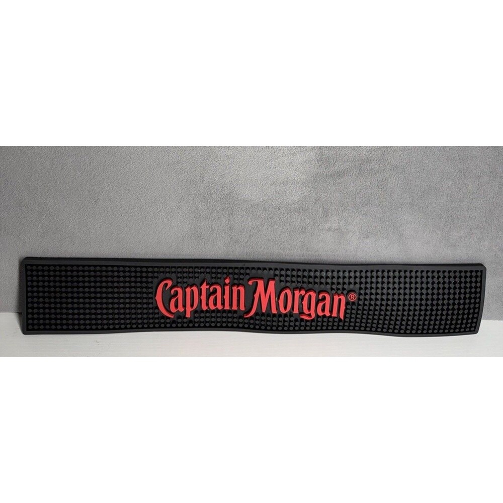 Captain Morgan Original Spiced Rum  Bar Service Spill Rail Mat Approx 23.75 X 4